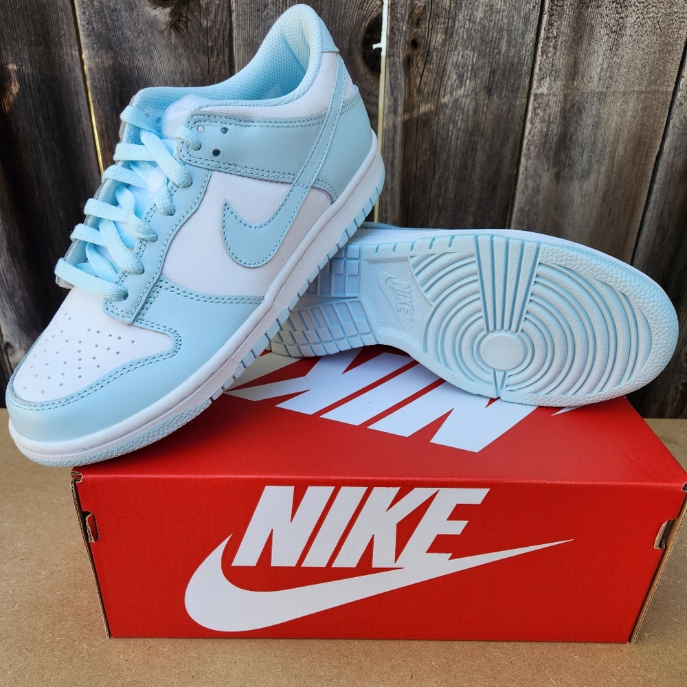 Nike Dunk Low 'GLACIER BLUE' GS-6.5Y Women's 8 - Picture 1 of 8